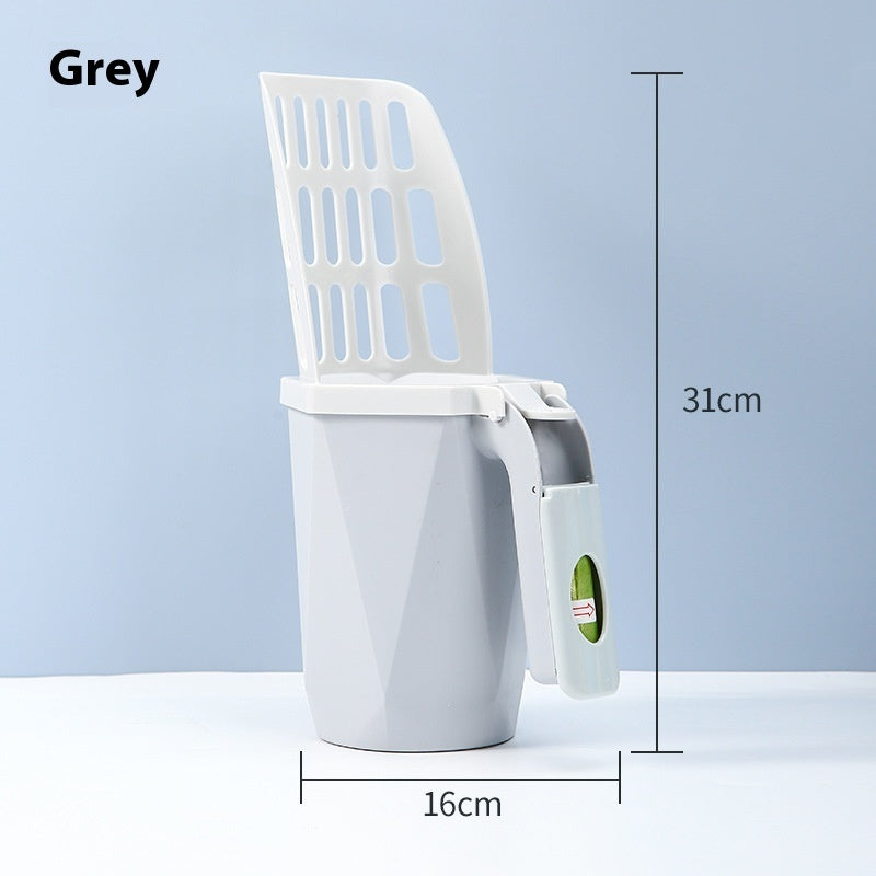 Litter Scoop with Bag-Roll Holder