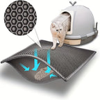 Double-Layer Cat Litter Mat